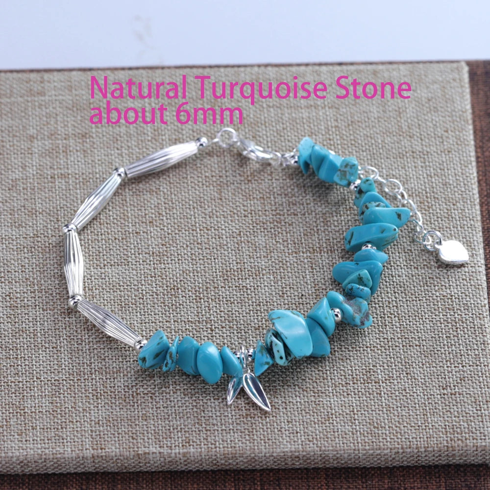 925 Sterling Silver Double Heart Bead Bracelet