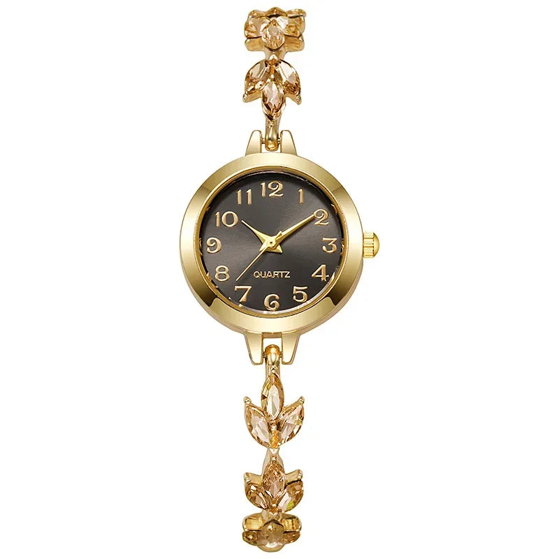 Elegant Women’s Rhinestone Bracelet Watch – Luxury Quartz Gift ✨
